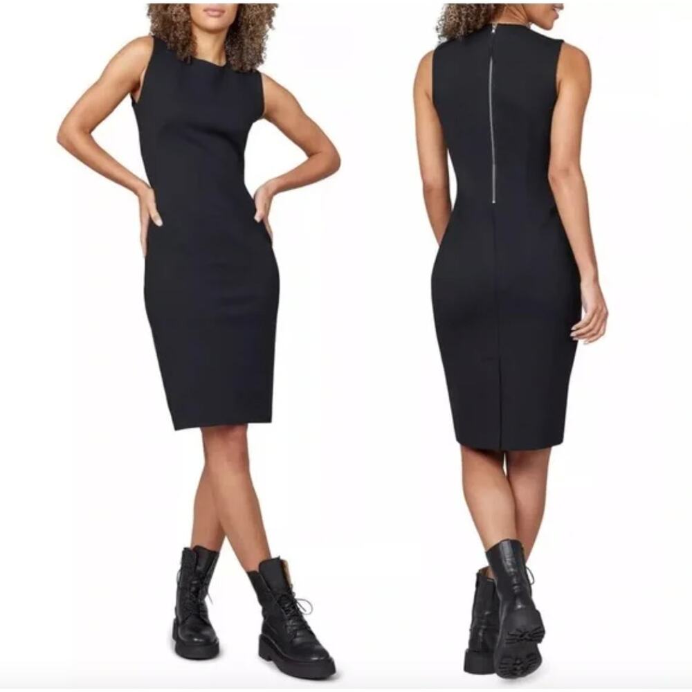 SPANX Sleek Black Midi Dress